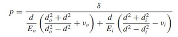 Pressure interference fit formula