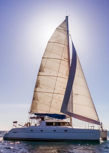 GBB EP solid-polymer bearings are mounted on hobie cat 16, the legendary catamaran