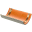 GGB DS Self-lubricating metal-polymer special curved 