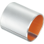GGB DS Self-lubricating special bearing in metal polymer with sliding layer