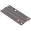DU-B dry bearings with bronze backing are available as special sliding plates