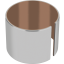 GGB-CBM Thin-wall cylindrical bushing produced by metallurgic powder process