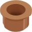 GGB Multilube Thermoplastic special flange bushing