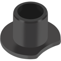 Mancal de flange termoplástico GGB EP64 com PTFE e fibras de carbono