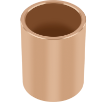 GGB-BP25 zylindrische Gleitlager aus Sinterbronze für wartungsfreien Betrieb