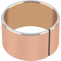 Bagues cylindriques bimétalliques GGB SP avec couche de glissement lisse pour applications lubrifiées