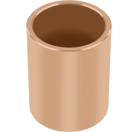 GGB-BP25 zylindrische Gleitlager aus Sinterbronze für wartungsfreien Betrieb