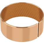 GGB MBZ-B09 solid bronze bushings with lubrication indents